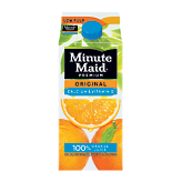 Minute Maid Premium original, 100% orange juice, calcium & vitamin d, low pulp Full-Size Picture